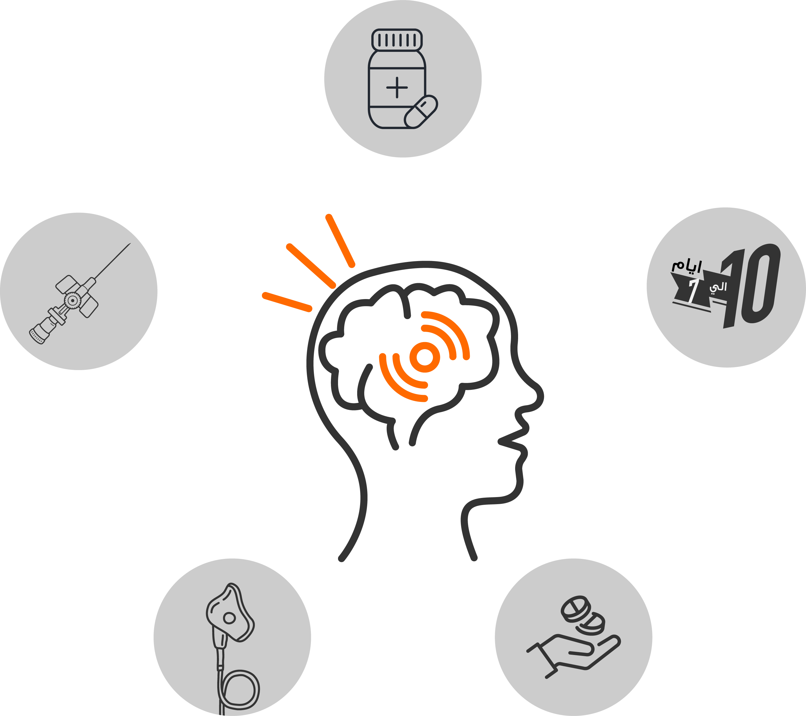 Illustration of a doctor wearing a mask and holding a clipboard